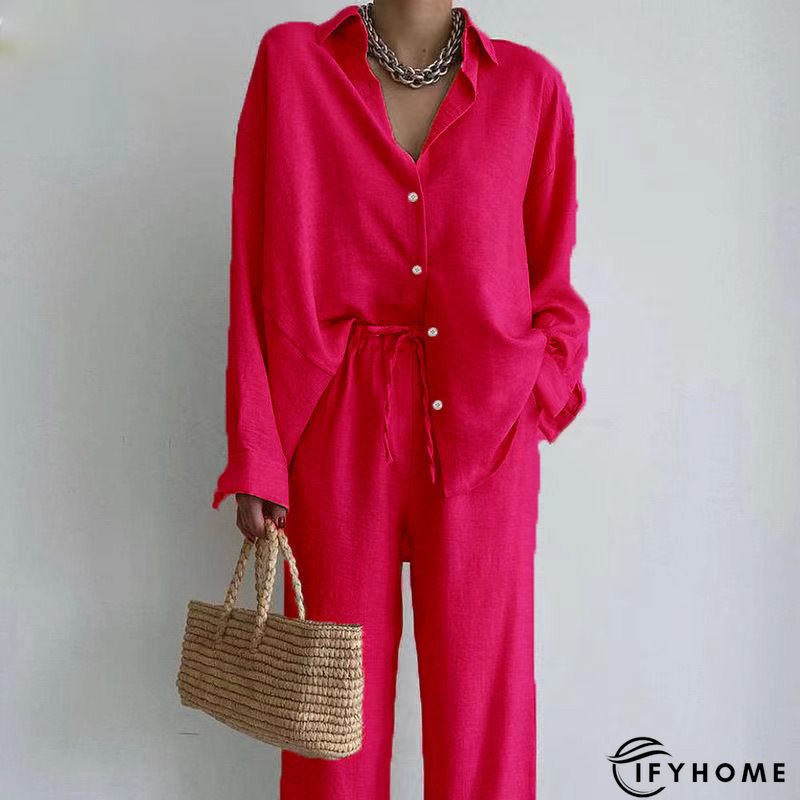 Simple Crew Neck Long Sleeve Sweater | IFYHOME