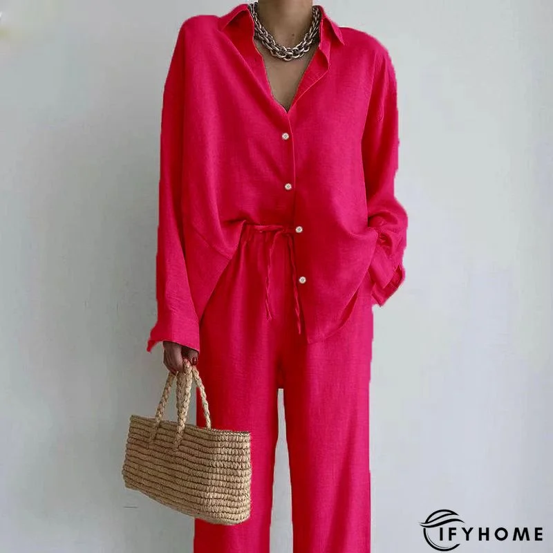 Simple Crew Neck Long Sleeve Sweater | IFYHOME