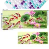 (105*45cm)Fish and Lotus - Full Round Drill Diamond Painting