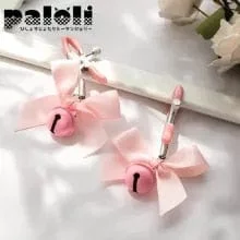 pornhint Pornhint Pink And Black Woman Sexy Adjustable Nipple Clamp Breast Bdsm Small Bell Adult Fetish Flirting Teasing Sex Toys For Couples