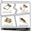 Tabouret de camping pliable et portable