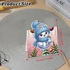 8PCS DIY Diamond Art Greeting Cards Xmas Congratulations Cards & Gifts (Snowman)