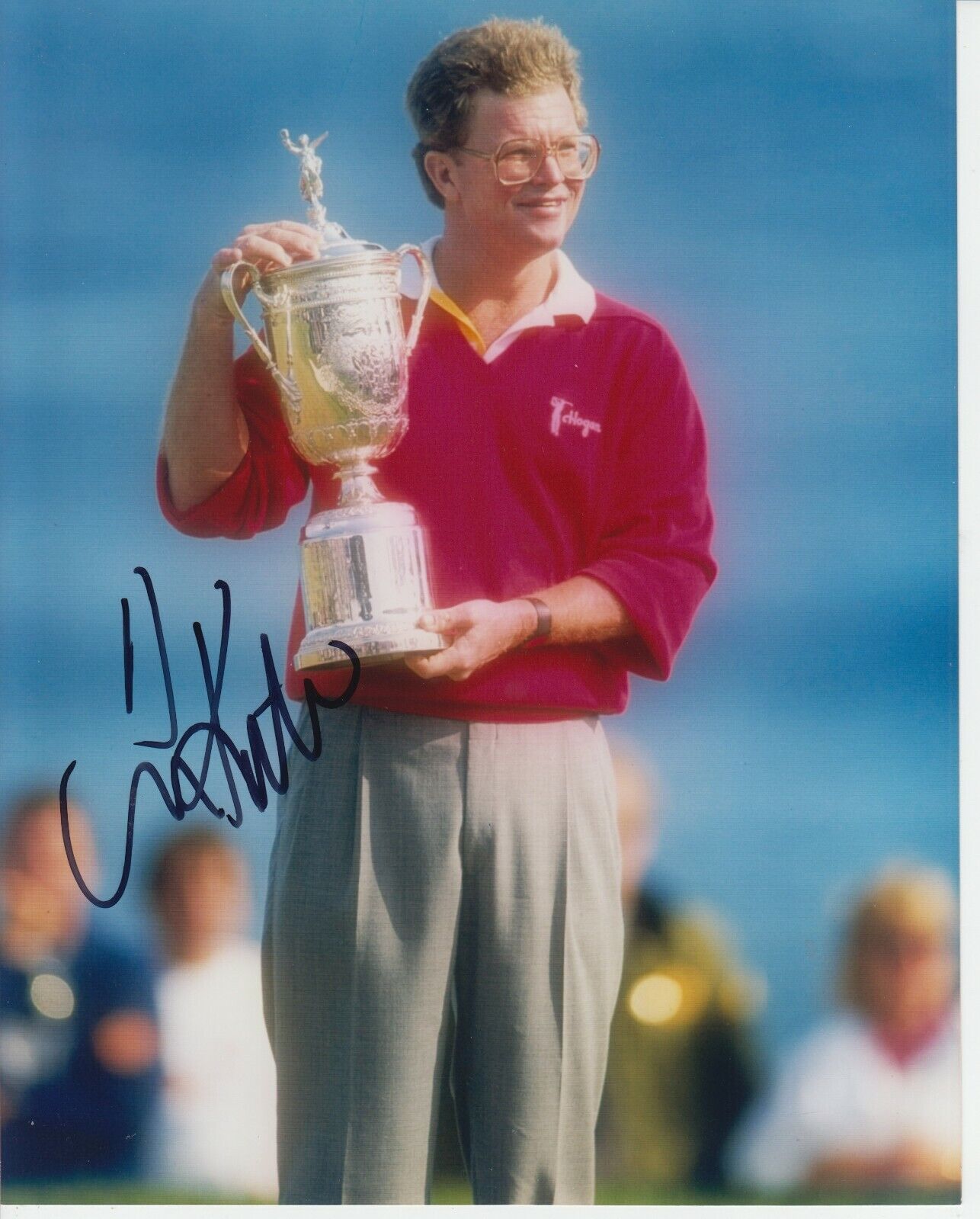 Tom kite U S Open 8x10 Photo Poster painting Signed w/ COA Golf #1