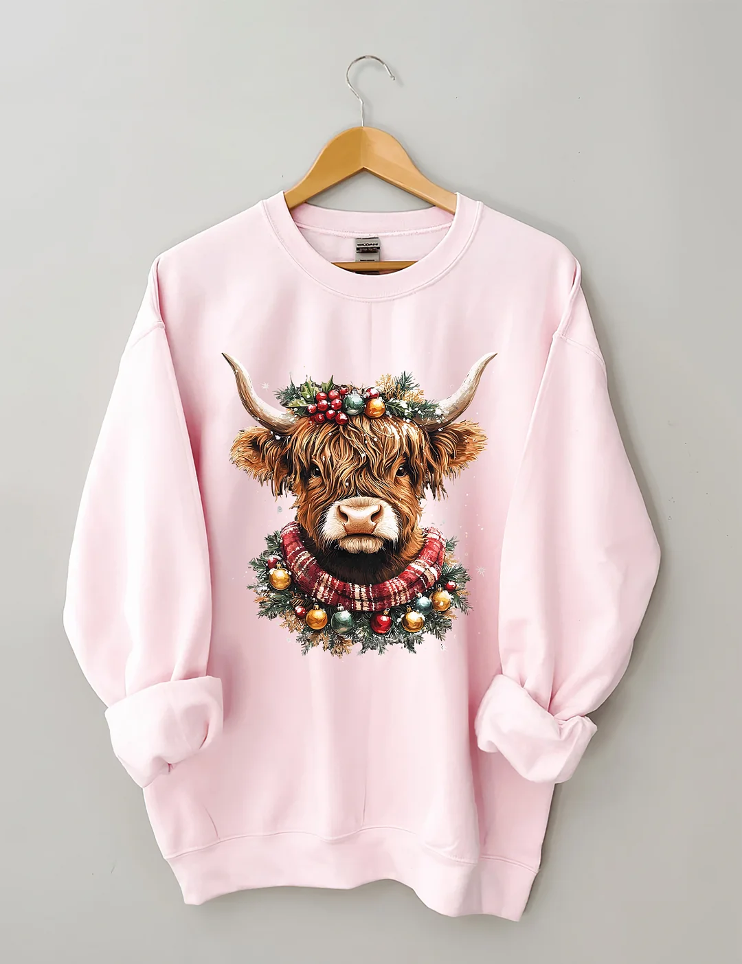 Christmas Cow Sweatshirt