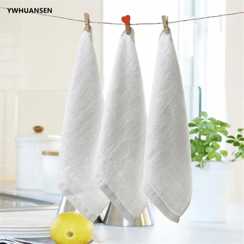 YWHUANSEN 5pcs/lot 25*25cm ULTRA SOFT Baby Bath Washcloths Rayon from Bamboo Towels Perfect Baby Gifts Baby Travel Bathing Kits