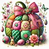Pumpkin-Partial 11CT Stamped Cross Stitch Bead Embroidery 36*36cm/14.17*14.17in tapestrymarket