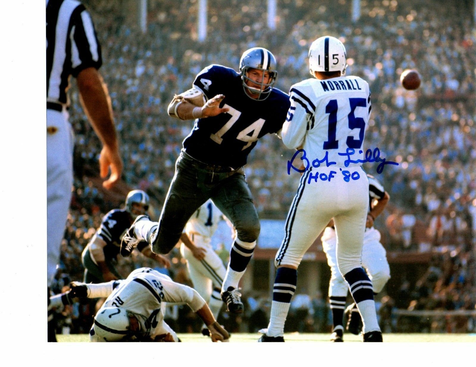 Bob Lilly autographed signed inscribed NFL Dallas Cowboys 8x10 Photo Poster painting