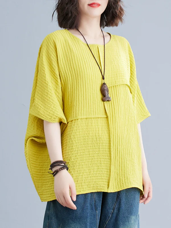SLIM FIT ROUND NECK T-SHIRT WATCHFUL WINGS