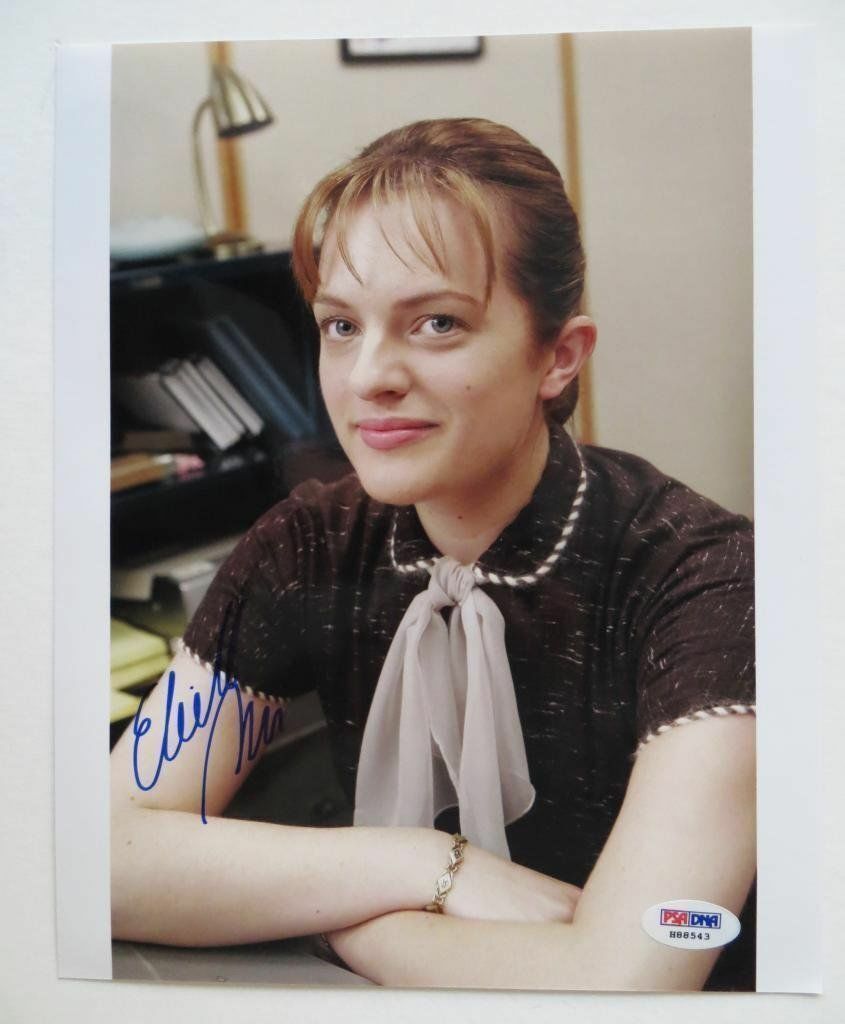 Elisabeth Moss Signed Mad Men Authentic Autographed 8x10 Photo Poster painting (PSA/DNA) #H88543