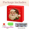 DIY Diamond Art Christmas Gift Box Red Hardboard Holiday Craft Decor Kit