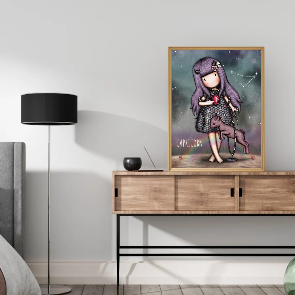 Grace Doll 5D DIY Diamond Painting Kits Full Round Drill Wall Art Decor (sz2689)