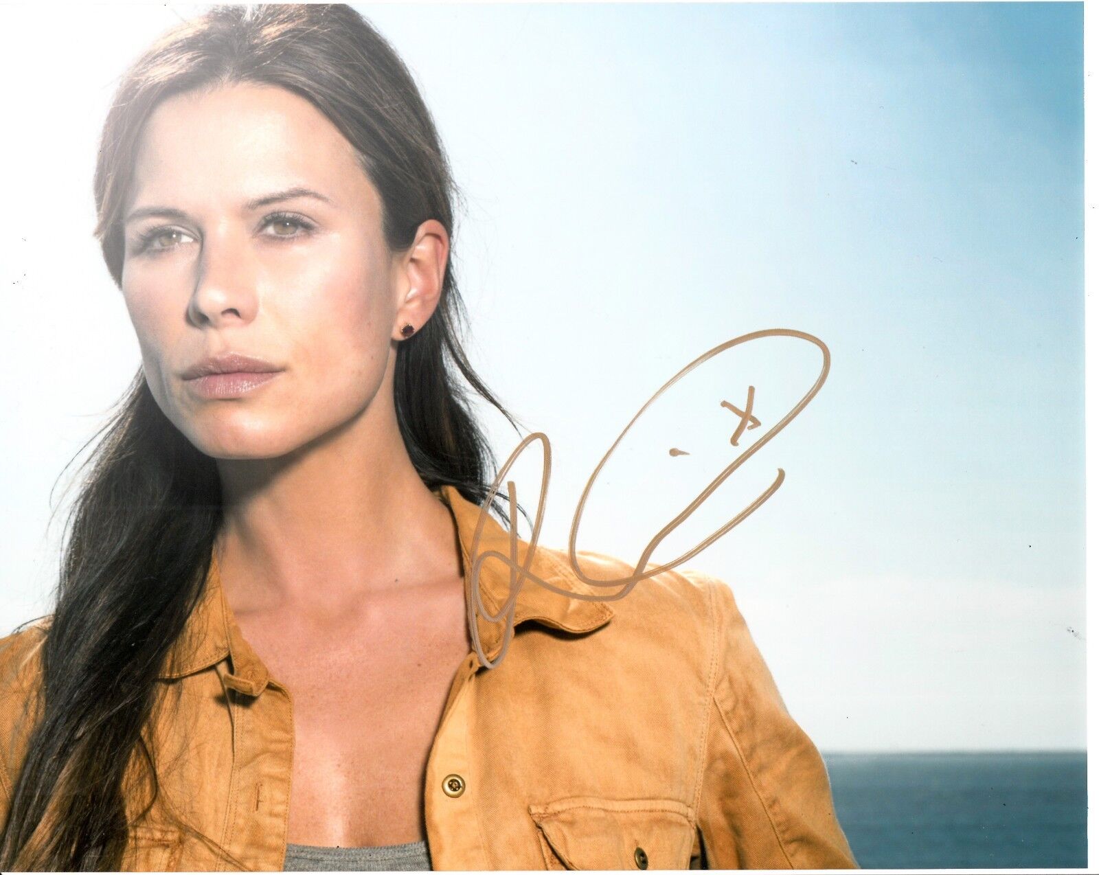 RHONA MITRA SIGNED THE LAST SHIP Photo Poster painting UACC REG 242 (1)