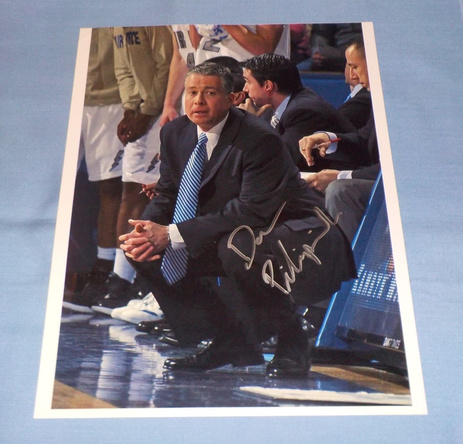 Air Force Coach Dave Pilipovich Signed Autographed 8.5x11 Photo Poster painting Falcons A