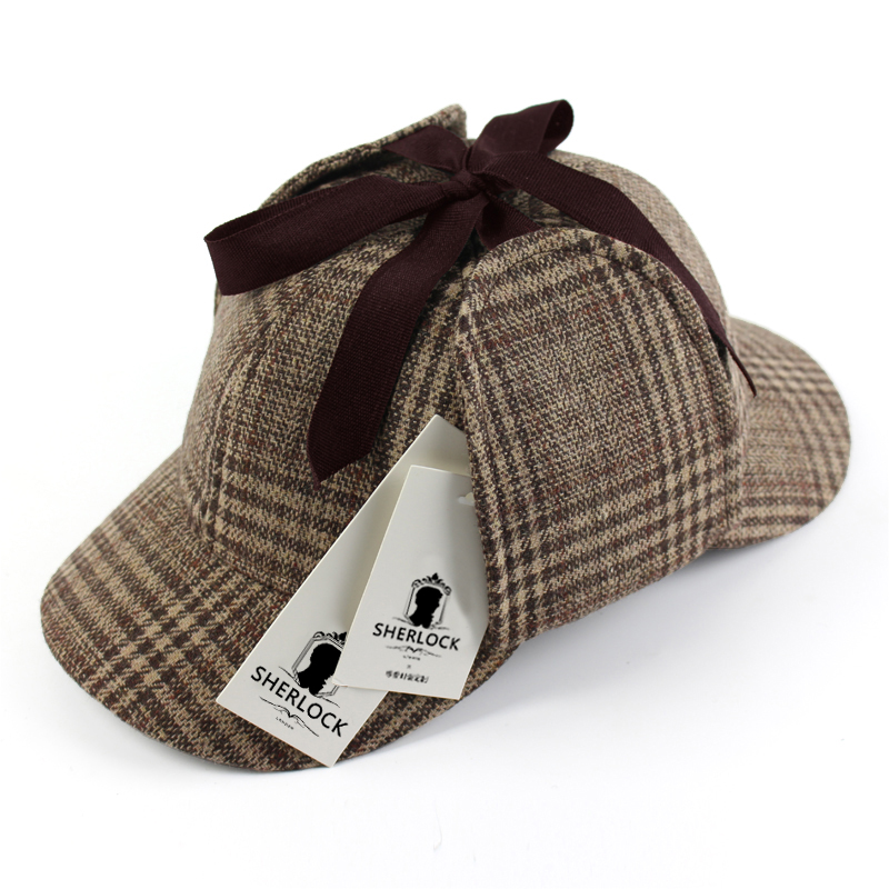 Sherlock Inspired Deerstalker Hat – Classic Detective Cap