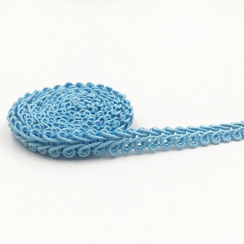 5Meters 8mm Trim Sewing Lace Gold Silver Centipede Braided Lace Ribbon Home Party Decoration DIY Clothes Curve Seing Lace