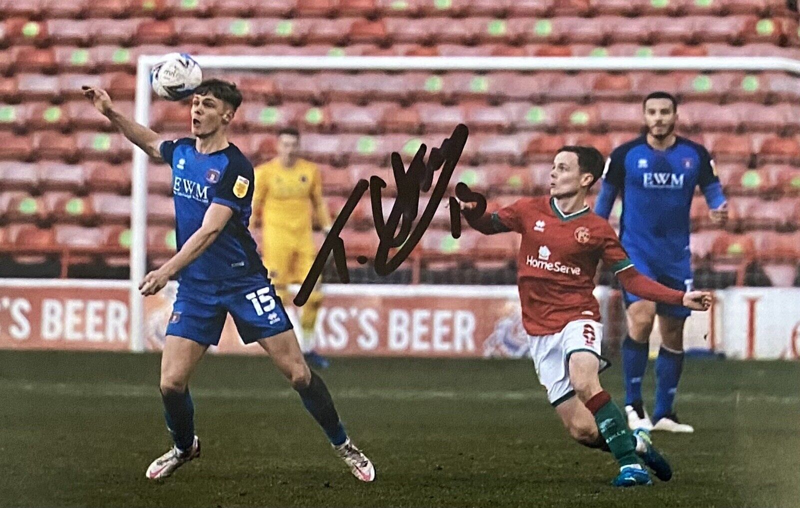 Taylor Charters Genuine Hand Signed Carlisle United 6X4 Photo Poster painting