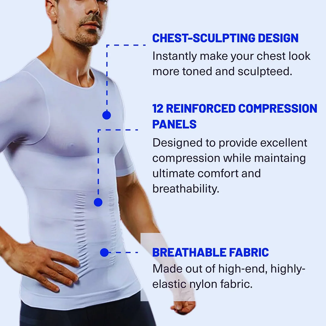 SHAPERLUV Male Shaper Shirt | 70% OFF