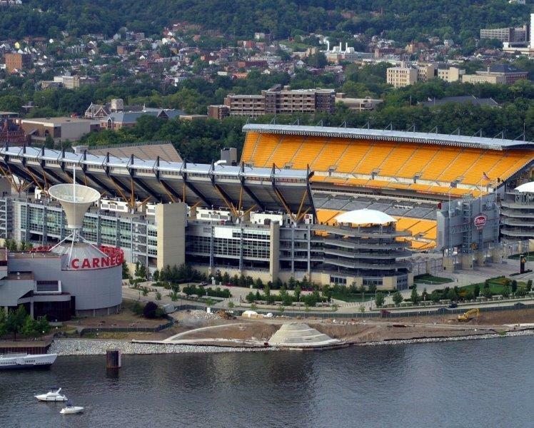 HEINZ FIELD Home of the Pittsburgh Steelers Glossy 8 x 10 Photo Poster painting Poster Man Cave