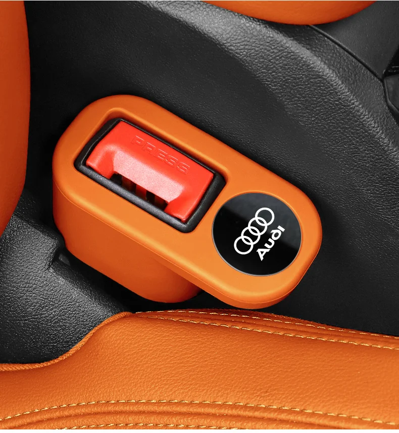 Car Seat Belt Socket Protector Silicone Cover Fixer