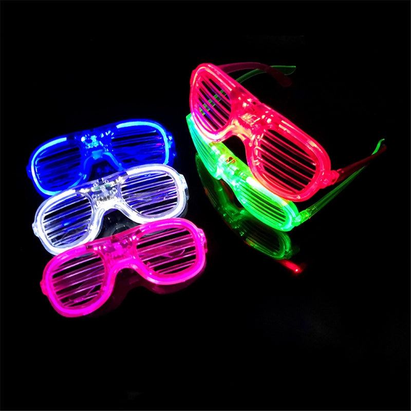Blinds Luminous Glasses LED Cold Light Creative Glasses Bar Party Atmosphere Props Children’s Toys