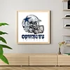 Dallas Cowboys - Rundbohrer Diamantmalerei - 40*40cm