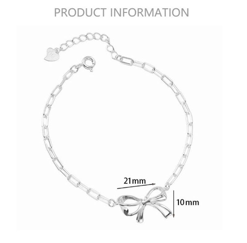 Sterling Silver Bow Knot Bracelets