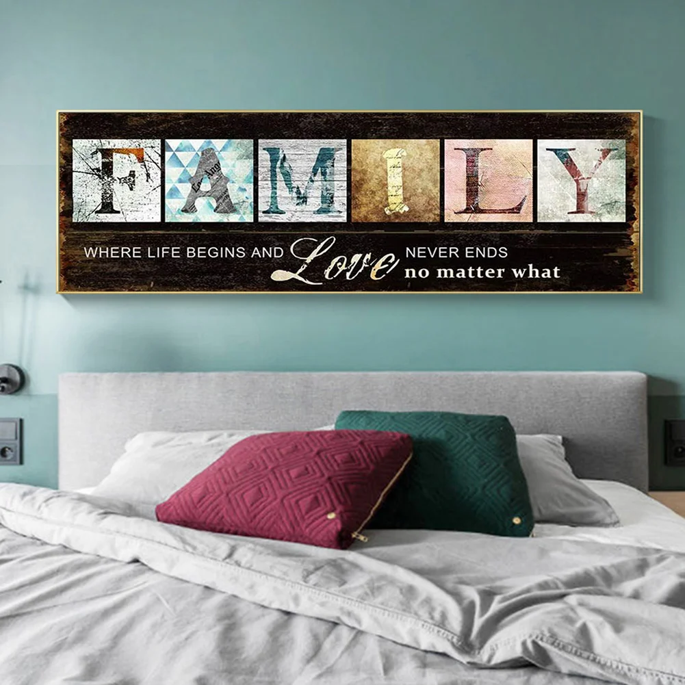 11ct 3-Strand Stampted Cross Stitch - Family(90*30cm)