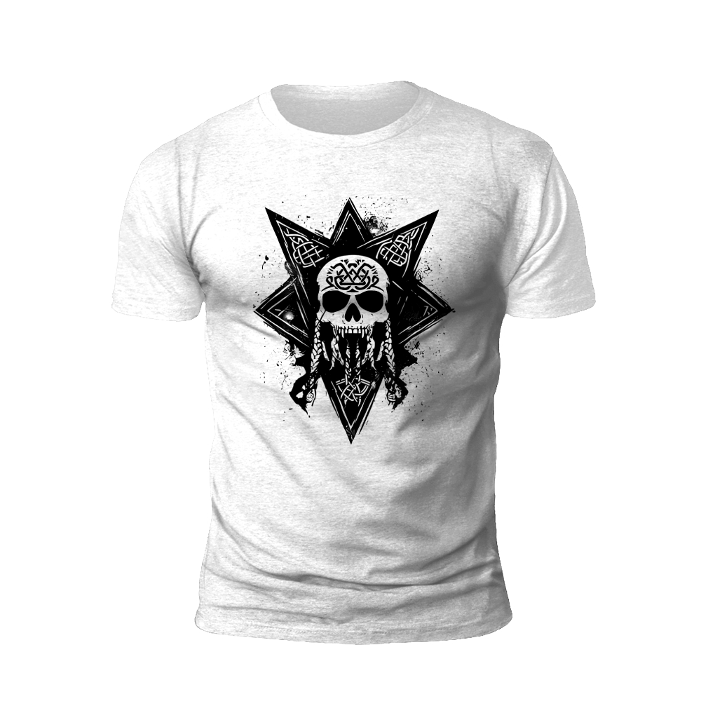Skull and Compass: Navigating the Mystical Seas T-shirt