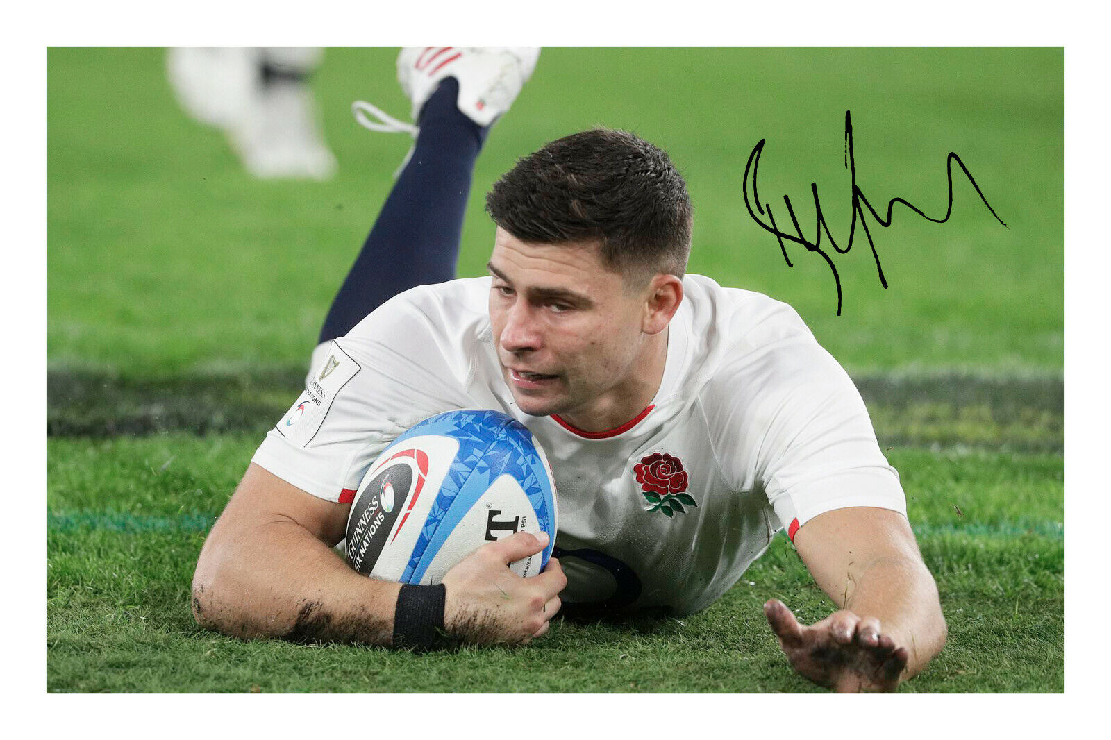 Ben Youngs Signed A4 Autograph Photo Poster painting Print England Rugby