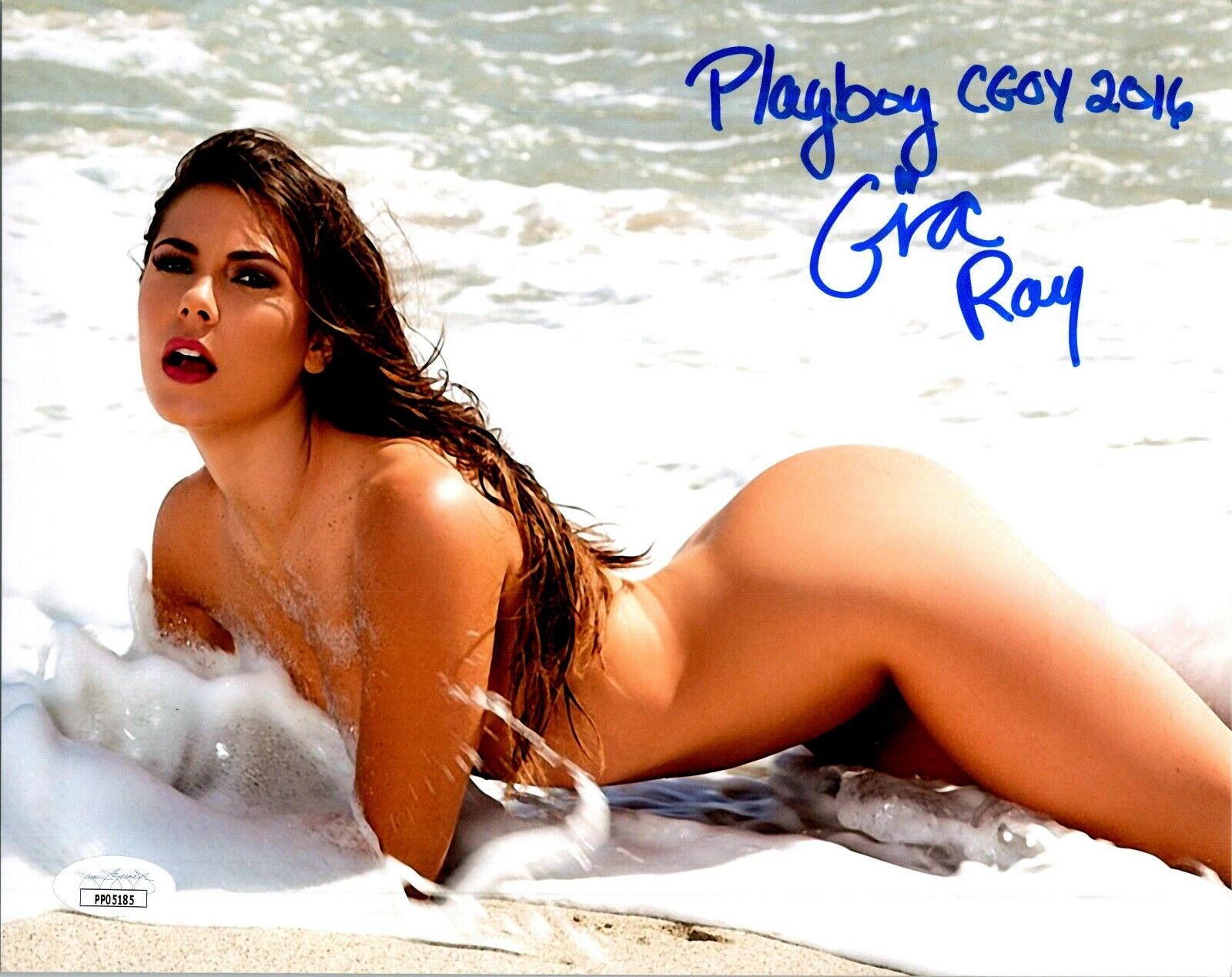 GIA RAY Authentic Hand-Signed SEXY Playboy CGOY 2016