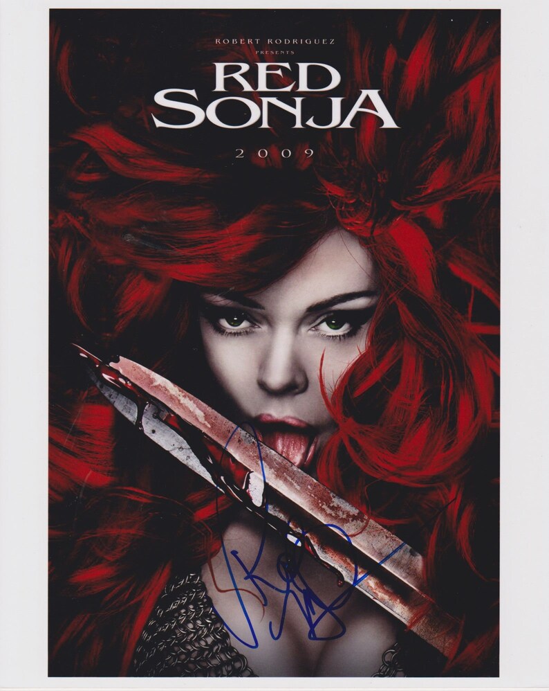 Rose McGowan Signed Autographed Red Sonja