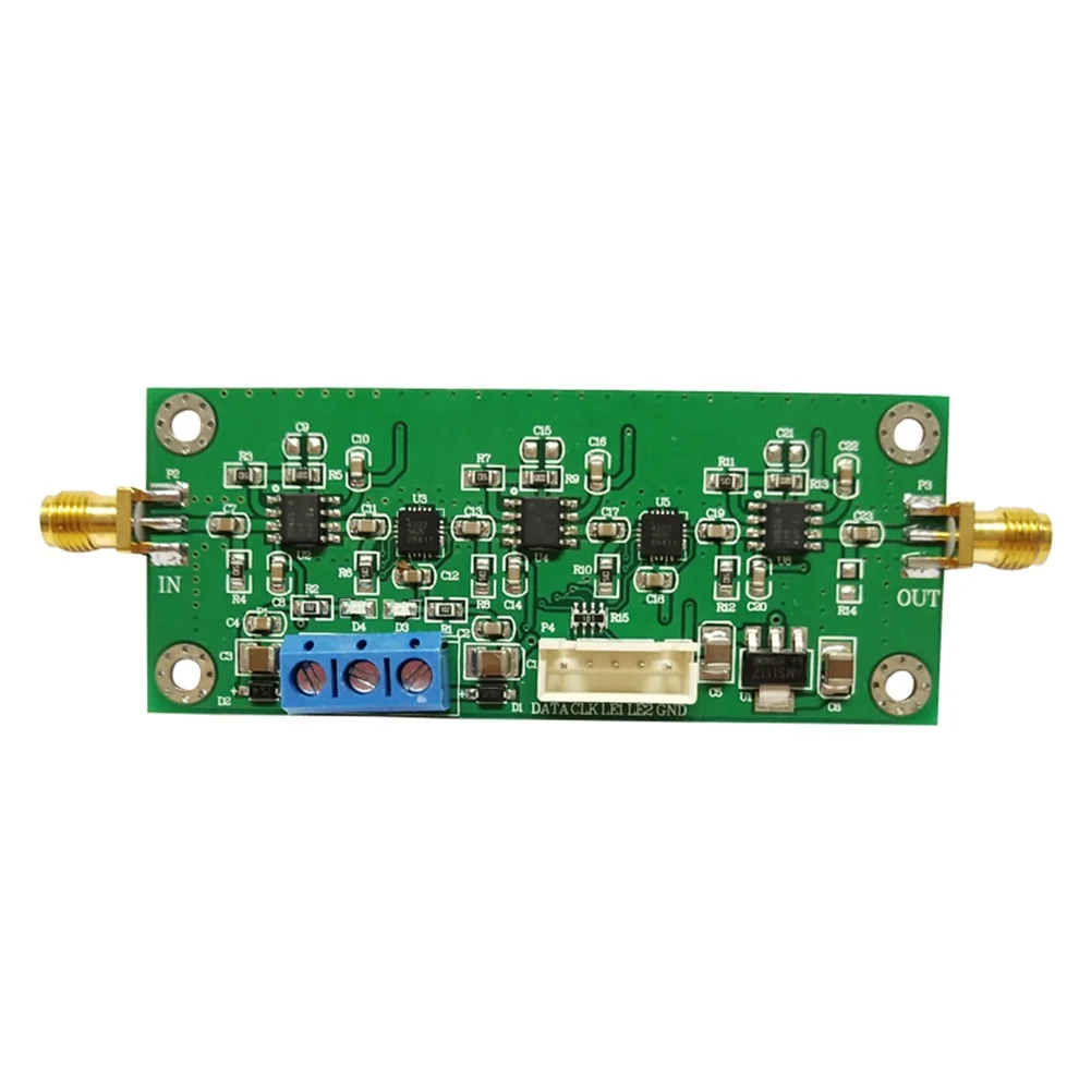30K-200M Broadband Programmable Amplifier 0 to 65dB Adjustable Gain Amplifier Module Gain Control Step 0.5dB