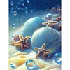 (Multi-Style)Beach Starfish and Shells-11CT Stamped Cross Stitch 40*50cm/15.75*19.69in