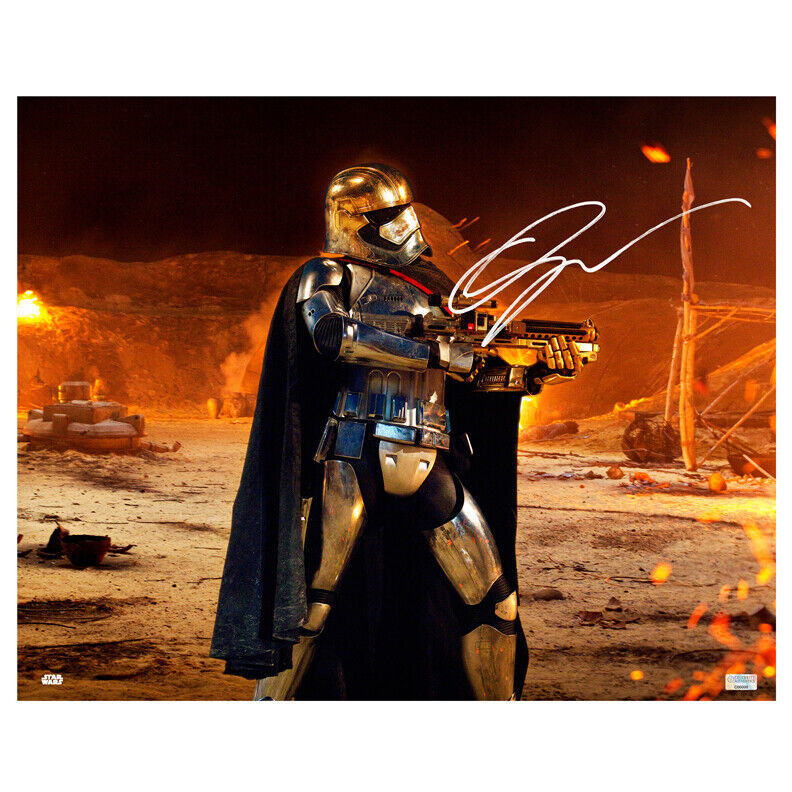 Gwendoline Christie Autographed Star Wars: The Force Awakens 16x20 Photo Poster painting