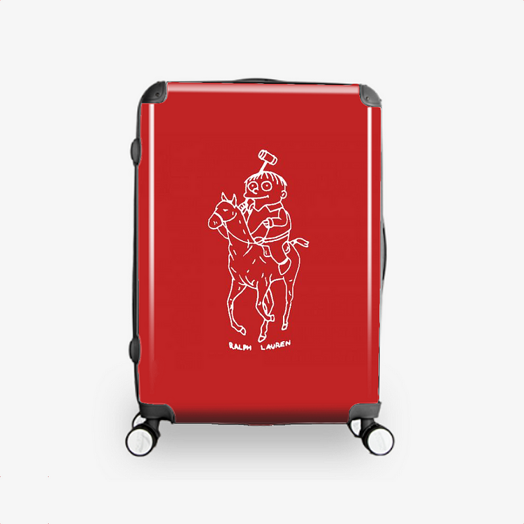 Ralph Wiggum Playing Polo, Logo Parody Hardside Luggage