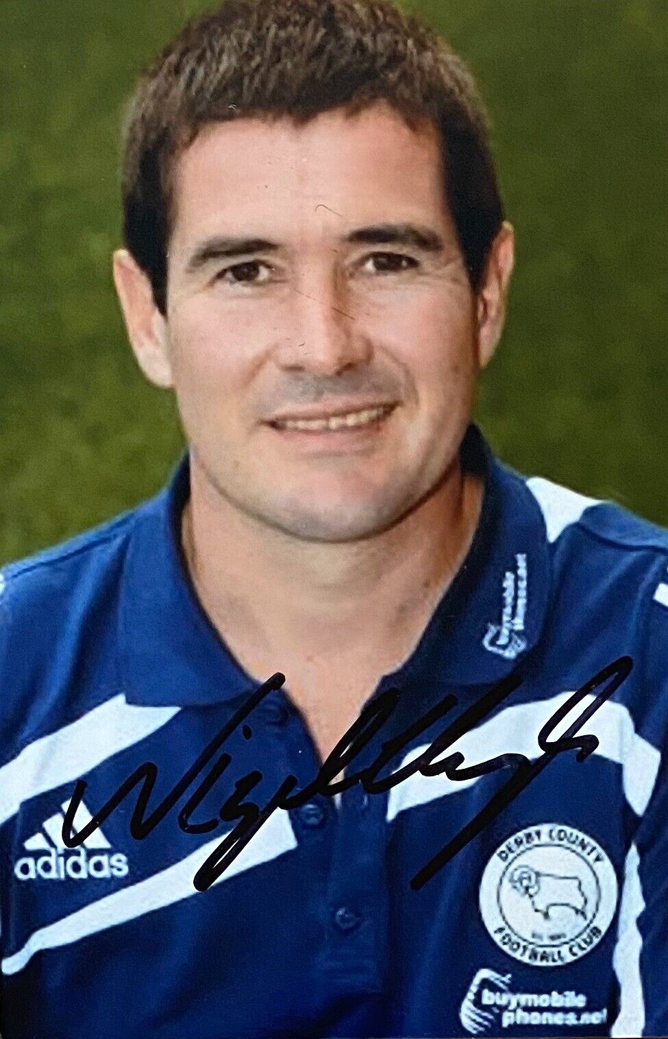 Nigel Clough Genuine Hand Signed 6X4 Photo Poster painting - Derby County