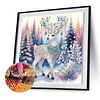 Hirsch 5d DIY Sonderform Teilbohrer Dimond Gemälde Wanddekoration 30x30cm