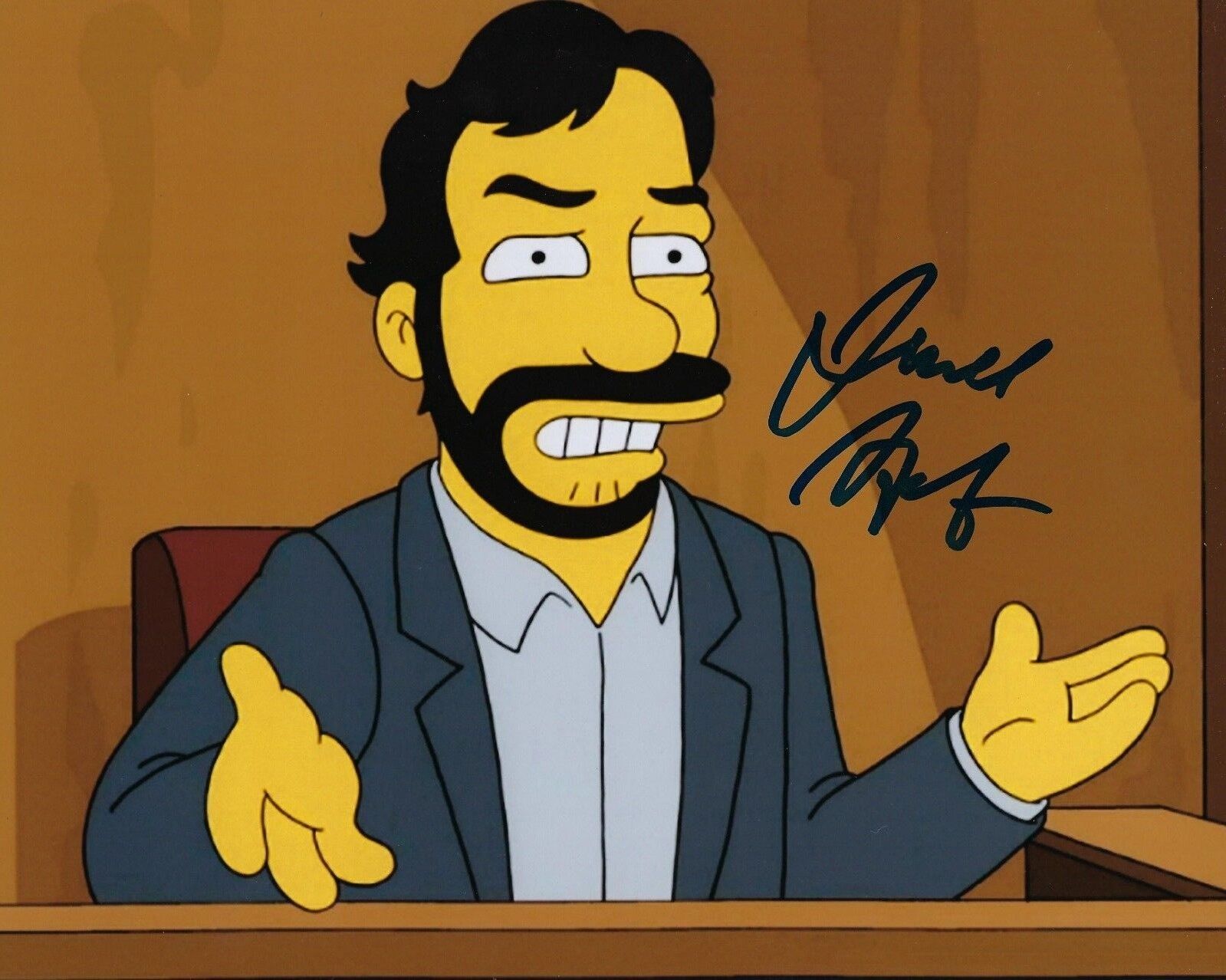 GFA The Simpsons * JUDD APATOW * Signed Autographed 8x10 Photo Poster painting COA