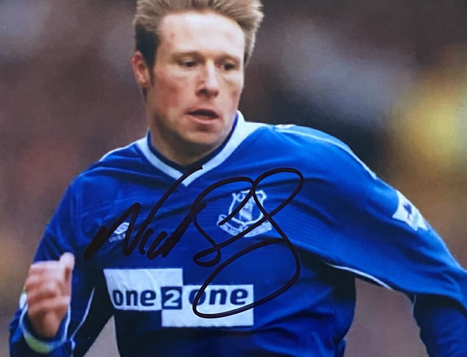 Nicky Barmby Genuine Hand Signed Everton 6X4 Photo Poster painting