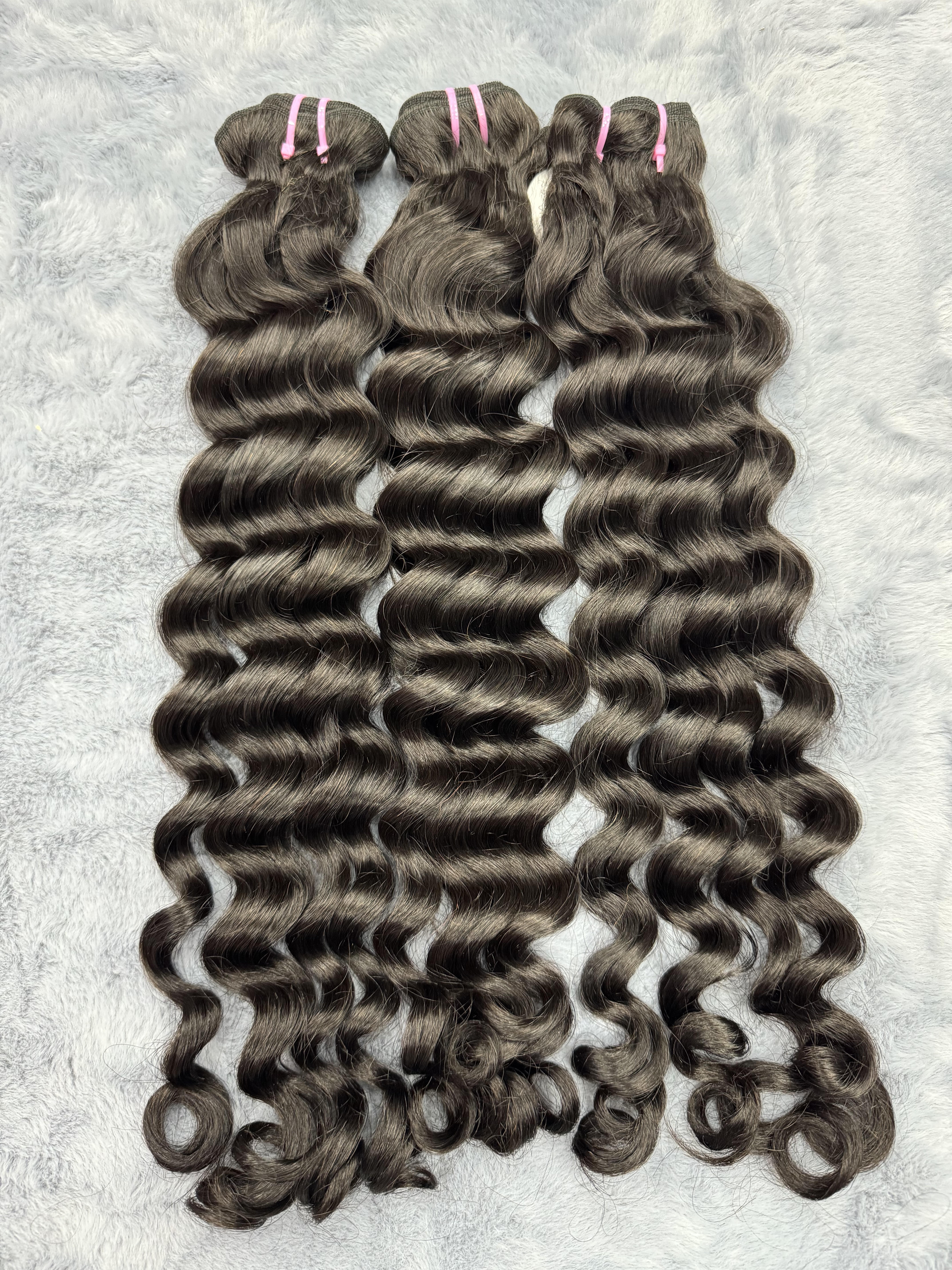 3PCS Loose Deep Top Virgin Hair Bundles | 12–30 Inch |  Boruihair |  100% Human Hair