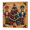 (20x20cm)Nutcrackers DIY Pearl Painting Art With Inner Wooden Framed Kit