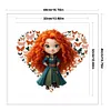 Disney Princess Love-11CT Stamped Cross Stitch 40*40cm/15.75*15.75in tapestrymarket