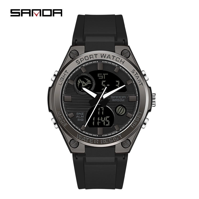 Modern Style Solid Color Electronic Men’s Watches
