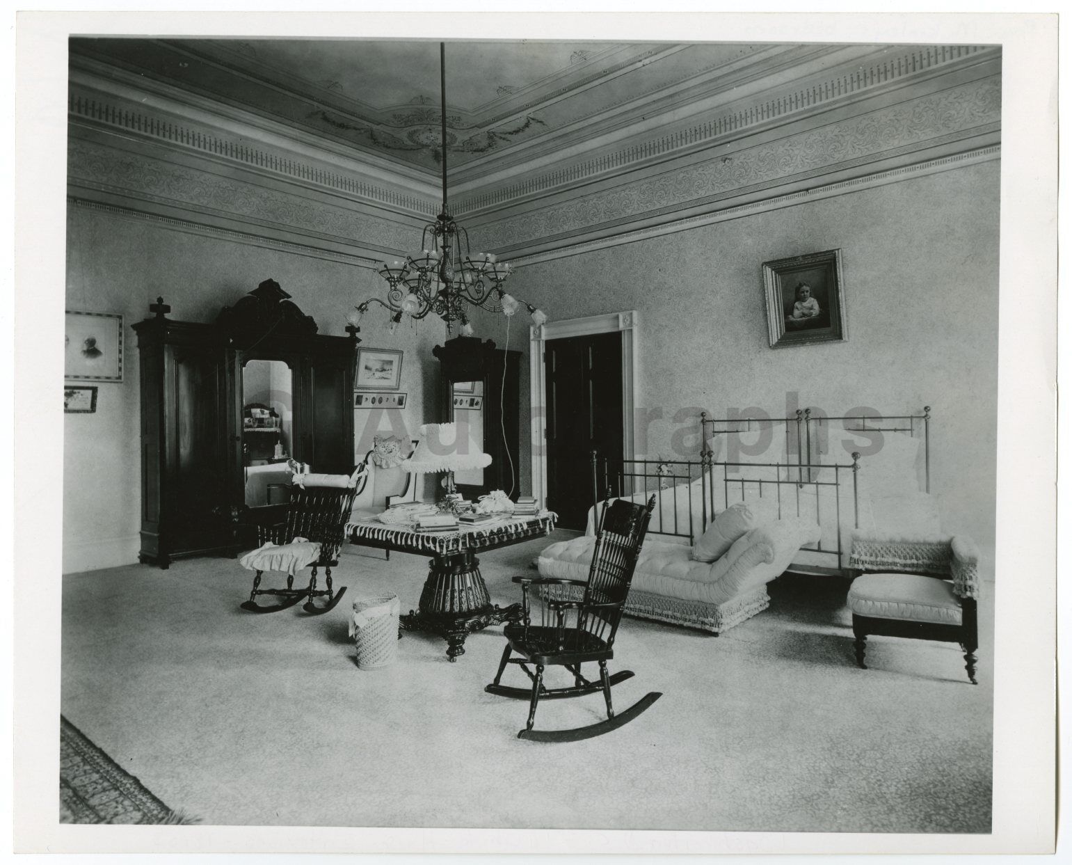 The White House - Vintage 8x10 Publication Photo Poster paintinggraph - McKinley's Bedroom