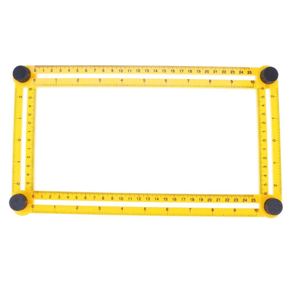 

Foldable Multi Angle Ruler Template 4 Folding Measuring Tool Instrument, 501 Original