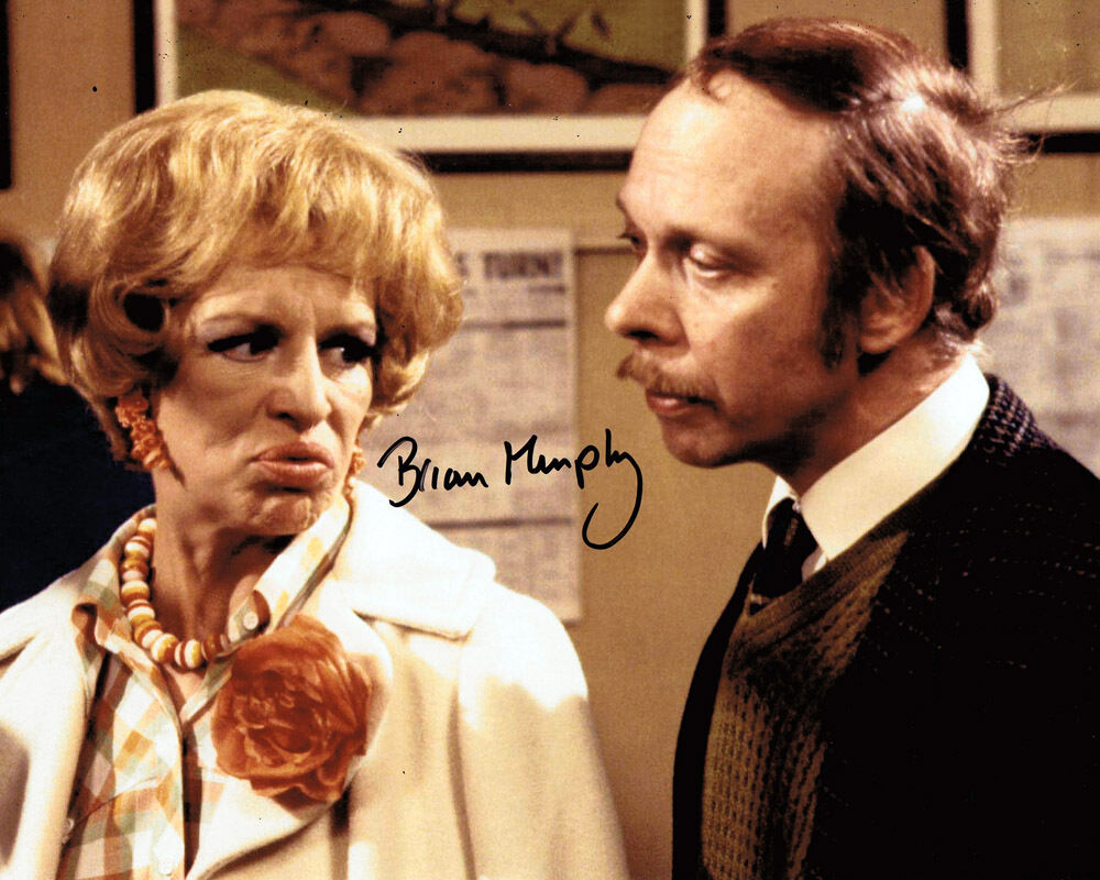 Brian Murphy as George Roper SIGNED Autograph Photo Poster painting AFTAL COA George & Mildred