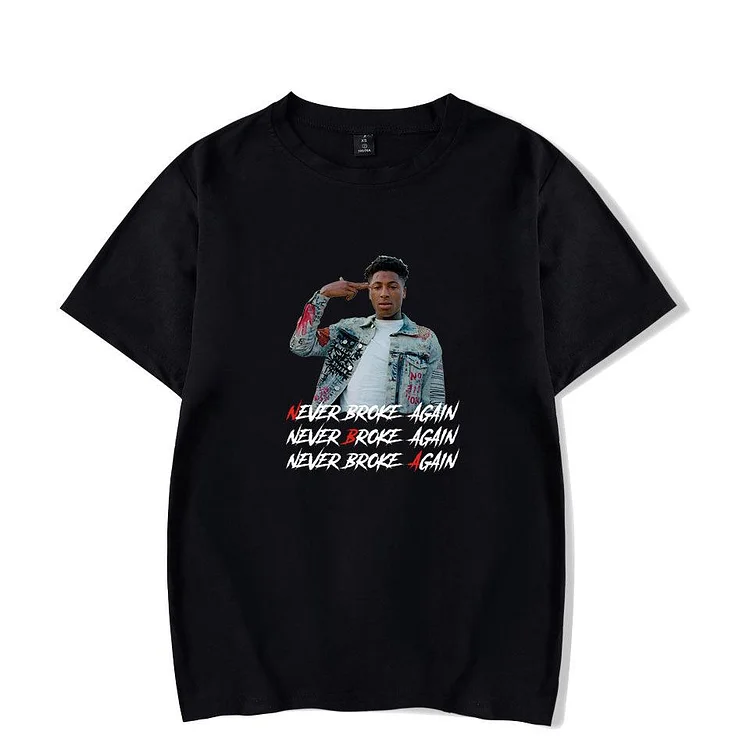 NBA Youngboy Men's Fashion Short Sleeve TT-Shirt-Mayoulove