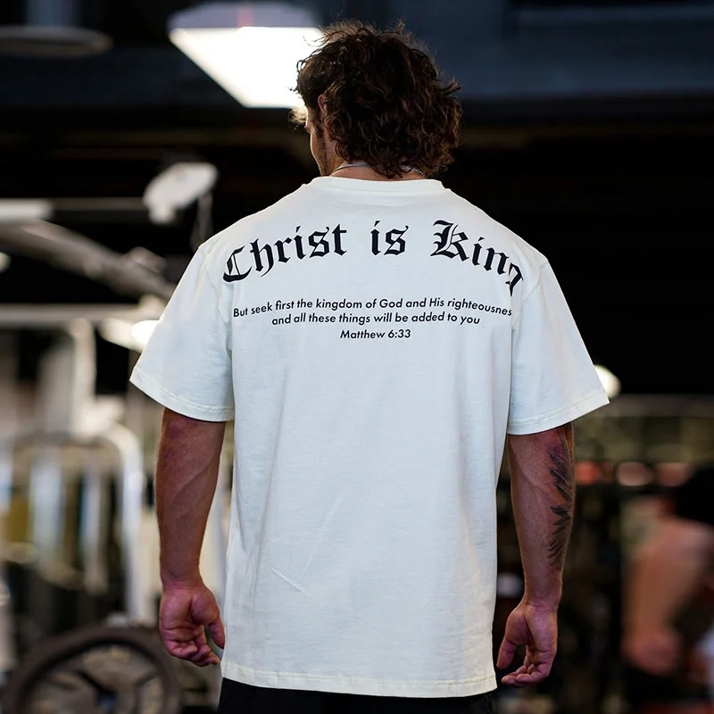 Outletsltd Christ Is King Print T-shirt
