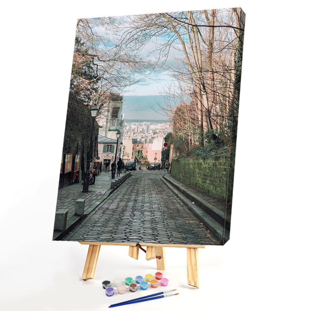 

40*50CM Paint By Numbers-Street Scene, 501 Original