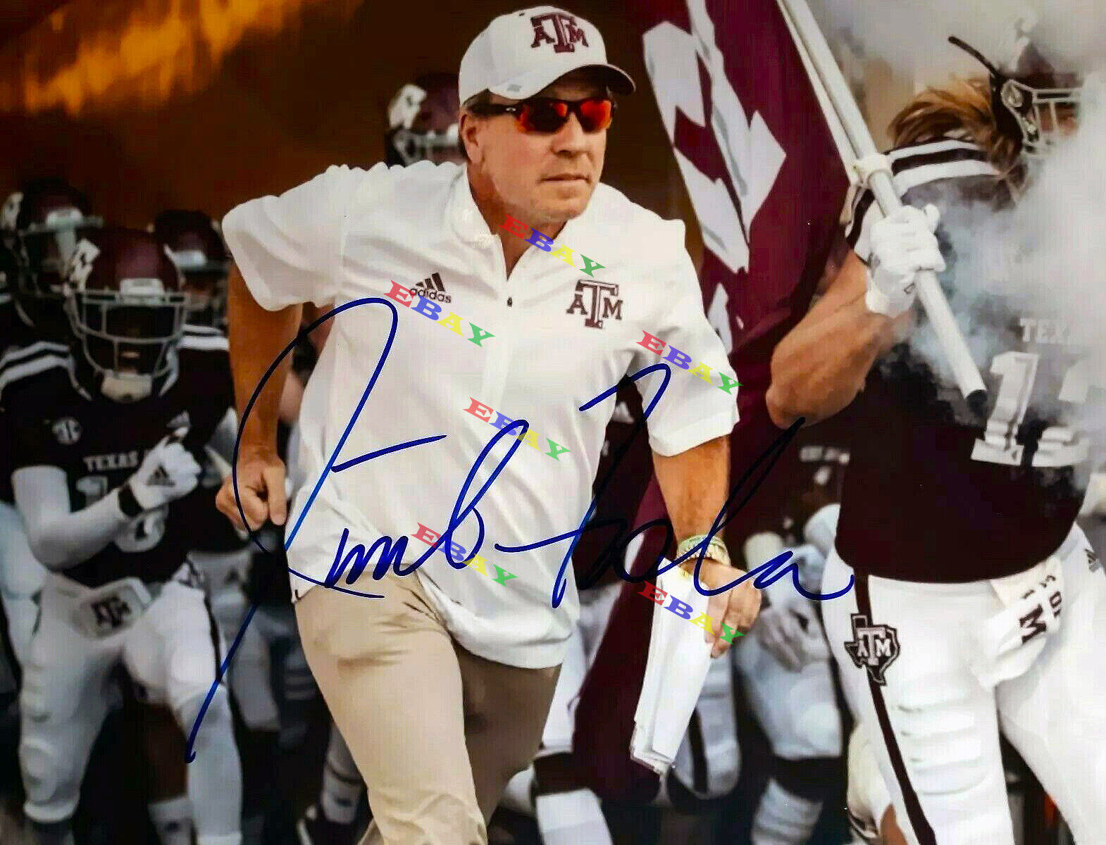 Coach Jimbo Fisher ATM Autographed Signed 8x10 Photo Poster painting Reprint